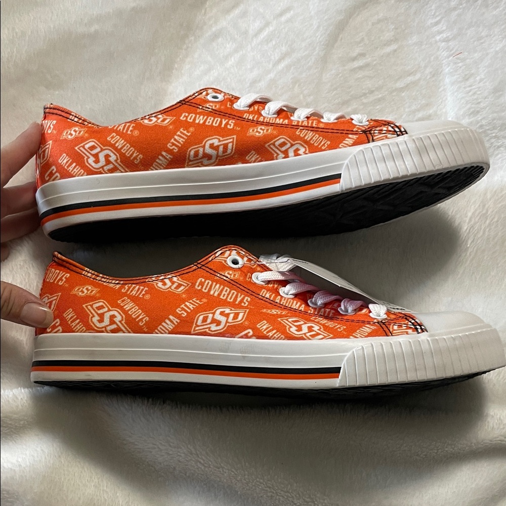 Bold Oklahoma State University Orange with White Sneakers - Picture 2 of 4